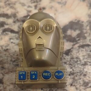 Vintage C3PO Voice Changer Squawk Box 1997 Record And Play Back